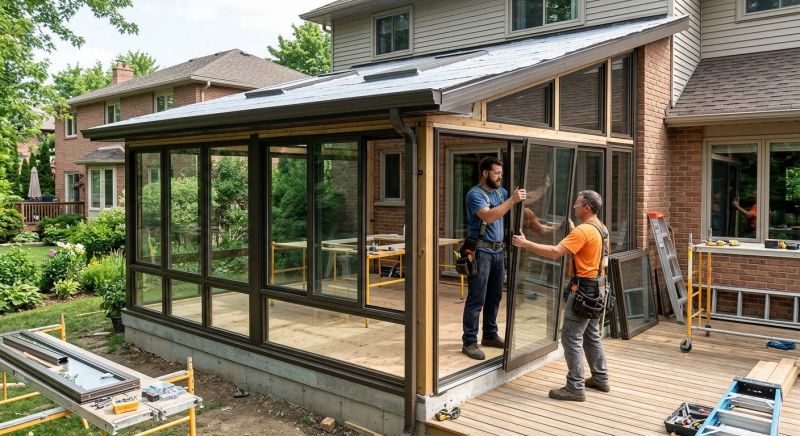 Conservatory Installation in Longmont, CO