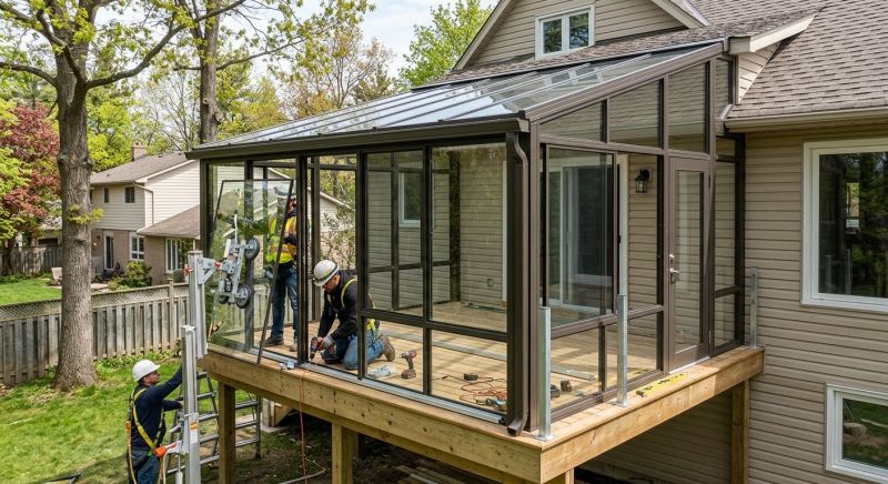 Deck Enclosure Installation in Seattle, WA