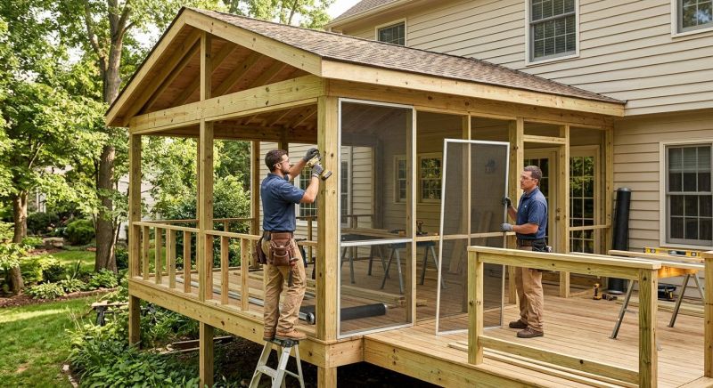 Enclosed Porch Installation in Seattle, WA