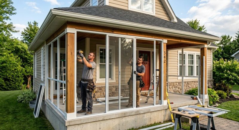 Porch Enclosure Installation in Cincinnati, OH