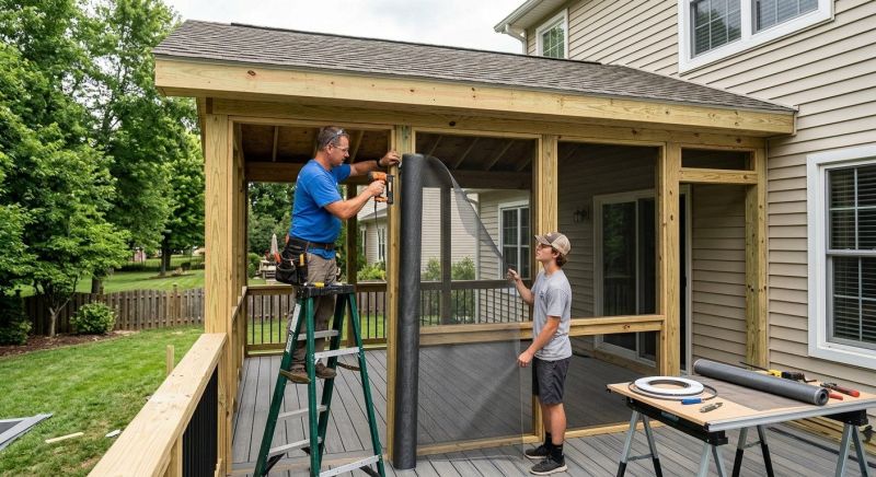 Porch Enclosure Installation in Cincinnati, OH