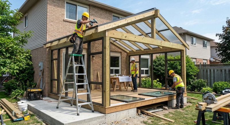 Sunroom Addition Construction in Boulder, CO