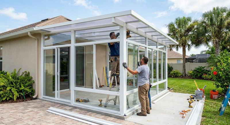 Sunroom Addition Construction in Longmont, CO